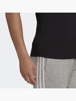 Adidas LOUNGEWEAR Essentials Slim 3-Streifen T-Shirt -Adidas Shop 8012 GL0784 P2