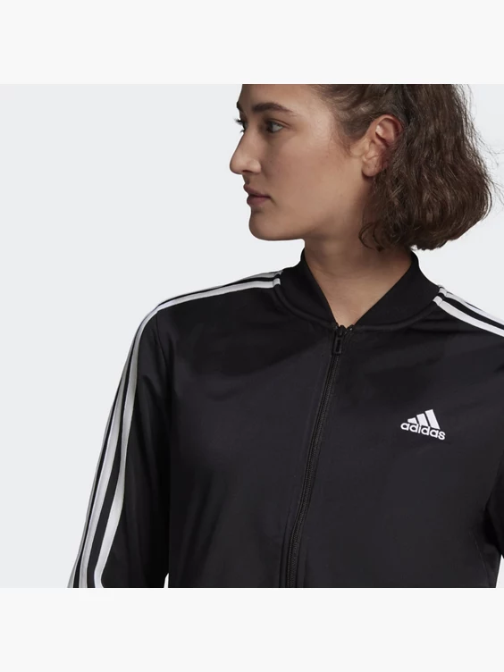 Adidas Essentials 3-Streifen Trainingsanzug 2 Adidas Essentials 3-Streifen Trainingsanzug – Bild 2