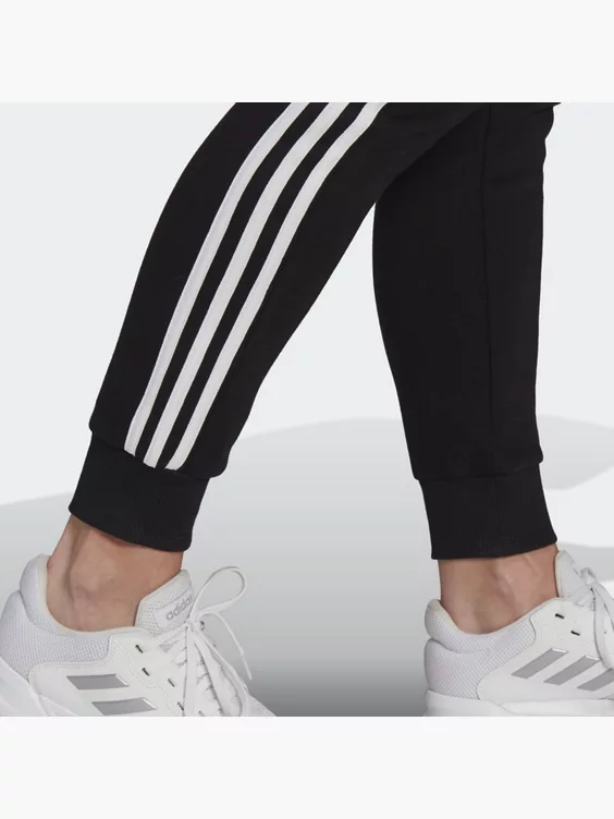 Adidas Essentials Fleece 3-Streifen Hose 3 Adidas Essentials Fleece 3-Streifen Hose – Bild 3