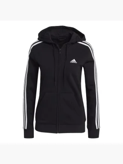Adidas Essentials Fleece 3-Streifen Kapuzenjacke