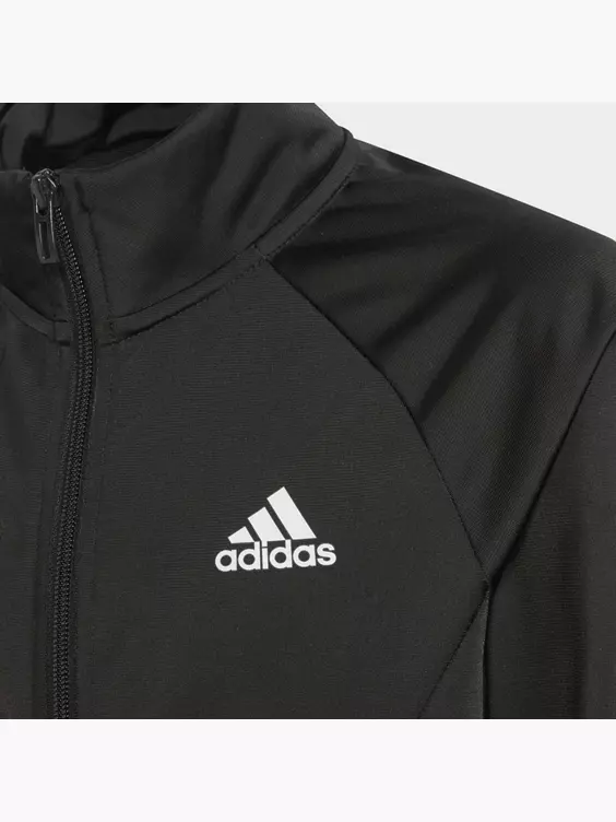 Adidas Team Polyester Regular 3-Streifen Trainingsanzug 3 Adidas Team Polyester Regular 3-Streifen Trainingsanzug – Bild 3