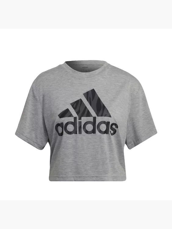 Adidas AEROREADY Designed To Move Tiger-Print T-Shirt 1 Adidas AEROREADY Designed To Move Tiger-Print T-Shirt