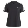 Adidas Essentials Slim 3-Streifen T-Shirt – Große Größen