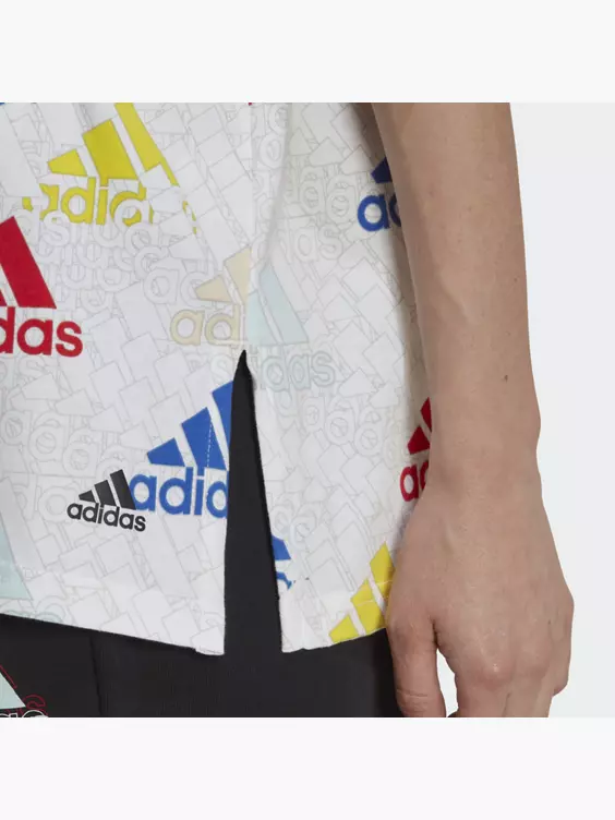 Adidas Essentials Multi-Colored Logo Boyfriend T-Shirt 3 Adidas Essentials Multi-Colored Logo Boyfriend T-Shirt – Bild 3