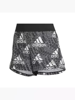 Adidas Made For Training Logo Graphic Pacer Shorts