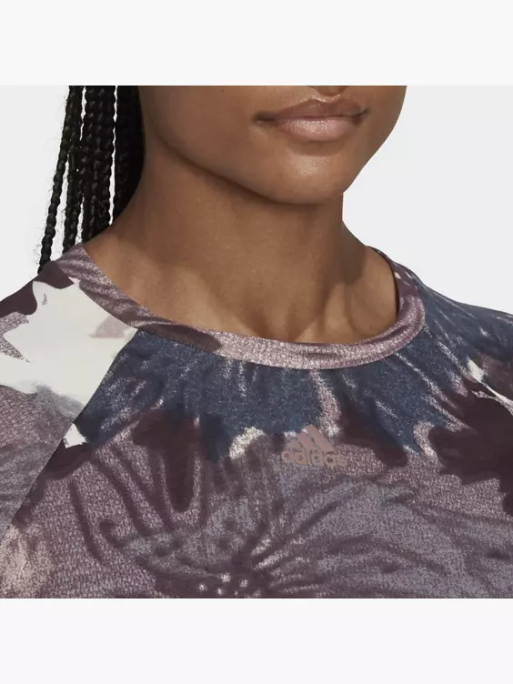 Adidas Allover Print Cropped T-Shirt 2 Adidas Allover Print Cropped T-Shirt – Bild 2