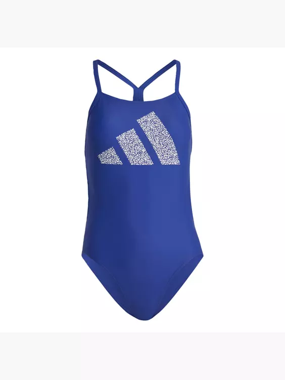 Adidas 3 Bar Logo Print Badeanzug 1 Adidas 3 Bar Logo Print Badeanzug