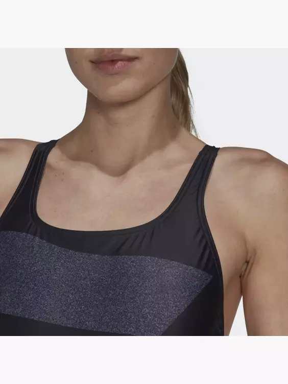 Adidas Big Bars Graphic Badeanzug 2 Adidas Big Bars Graphic Badeanzug – Bild 2