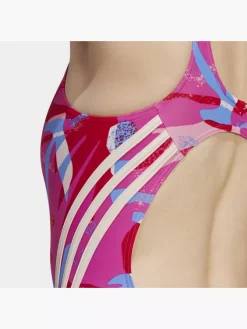 Adidas Floral 3-Streifen Badeanzug -Adidas Shop 8012 IB5995 P3
