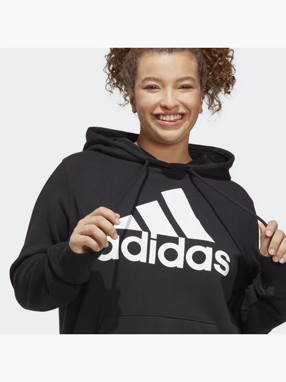 Adidas Essentials Big Logo Regular French Terry Hoodie – Große Größen 2 Adidas Essentials Big Logo Regular French Terry Hoodie – Große Größen – Bild 2
