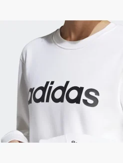 Adidas Essentials Linear French Terry Sweatshirt -Adidas Shop 8012 IC6879 P1