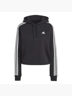 Adidas Essentials 3-Streifen French Terry Crop Hoodie