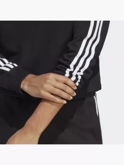 Adidas Essentials 3-Streifen French Terry Crop Hoodie -Adidas Shop 8012 IC8767 P2