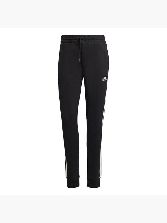 Adidas Essentials 3-Streifen French Terry Cuffed Hose 1 Adidas Essentials 3-Streifen French Terry Cuffed Hose