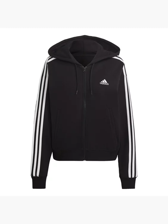 Adidas Essentials 3-Streifen French Terry Bomber Kapuzenjacke 1 Adidas Essentials 3-Streifen French Terry Bomber Kapuzenjacke
