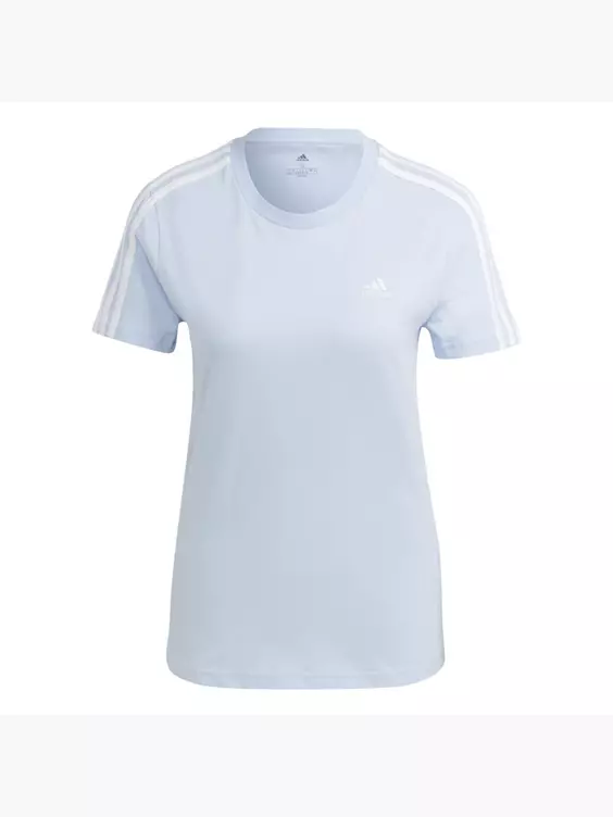 Adidas LOUNGEWEAR Essentials Slim 3-Streifen T-Shirt 1 Adidas LOUNGEWEAR Essentials Slim 3-Streifen T-Shirt